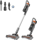 WORX 20V PowerShare Cordless Stick Vacuum WX038L.9 Powerful Cordless Vacuum Cleaner 25Kpa High Suction for Pet Hair Lightweight Handheld Vacuum Cleans Floors Carpet Car – Tool Only