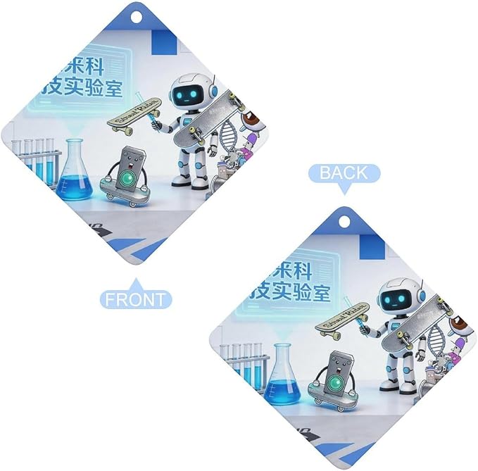 5PCS Car Air Freshener Hanging Personalized Double Sided Steampunk Puppy Car Fresheners Long Lasting New Cars Scents Cute Automotive Freshies for Closets Drawers (tea)