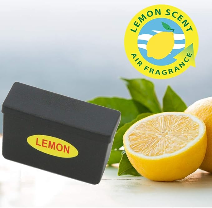iTouchless 3-Pack Lemon Fragrance Cartidges for Bathroom Trash Cans Stops Garbage Smells Fresh Scent Fills The Room 3 Month Supply (FGLEMON3-1)