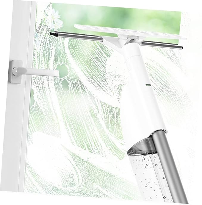 VICASKY High-Rise Window Cleaning Tool Long Handle with Spray Bottle Double-Sided Wipe for Efficient Cleaning for Home and