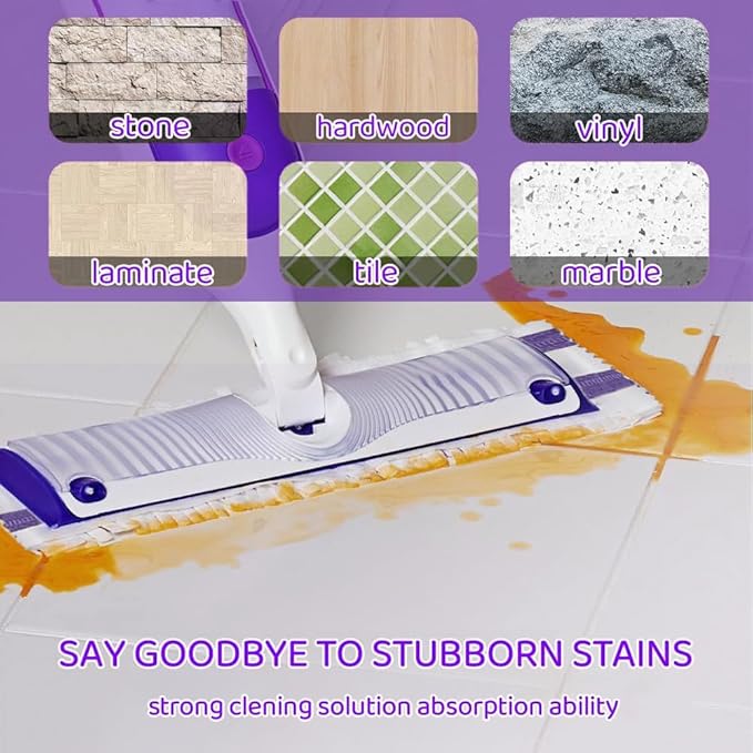 Replacement for S.wiffer PowerMop Disposable Mop Pads Multi-Sided Cleaning Compatible with S.wiffer PowerMop for All Safe Floors25 Count