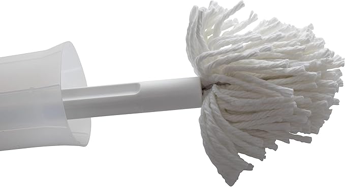 Fuller Brush Toilet Bowl Swab with Handy Holder Caddy – Toilet Swab with Soft Non-Scratch Head Long Handle Deep Cleaning Under Rim