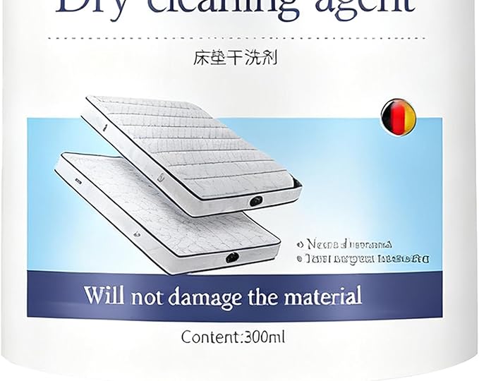 Mattress Stain Remover 300ml Plant-Based Quick-Drying Spray for Sofa Bed Carpet Couch Rug Upholstery Fabric Furniture Laundry Cleaning
