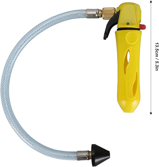 Threaded Drain ABS Material Efficient CO2 Cleaner Fast Drainage for AC Condensate Lines (Yellow)