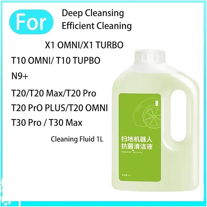 Compatible For EcovacsWindow Cleaning Liquid 1L W1PROCompatible For WinbotGlass Water W920/W880 Window Cleaning AgentVacuum Cleaner Parts