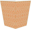 Marye-Kelley WB2447 - Berkely Orange Ikat Wastepaper Basket