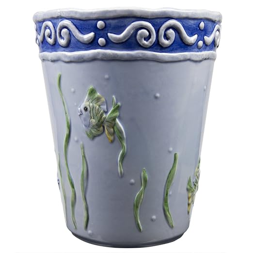Under The Sea Ceramic Waste Basket