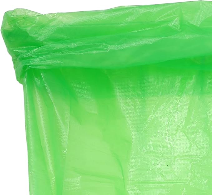 50pcs Thickened Tear-resistant Kitchen Garbage Bags 80x100cm Green Plastic Trash Bags for Hotel Office School Restaurant Wastebasket Liners