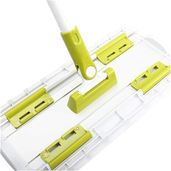 Flat Clip Mop Stainless Steel Telescopic Rod Floor Removal Convenient Household Kitchen Cleaning