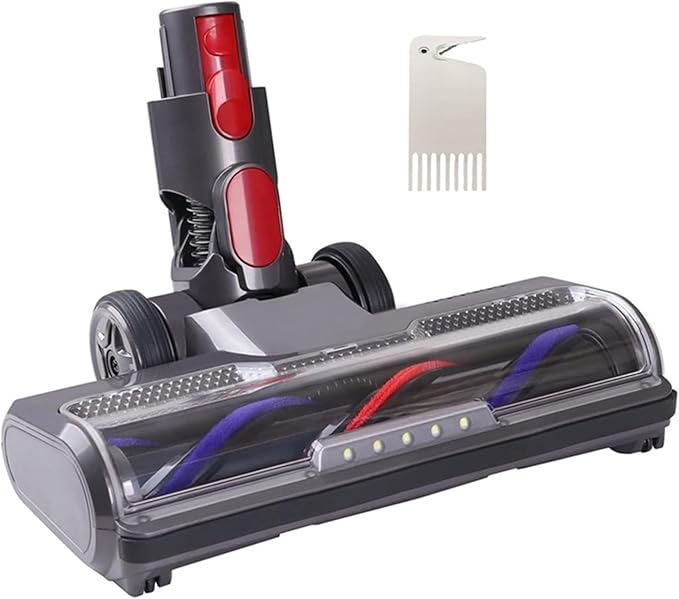 Compatible For Vacuum Cleaner Headlight Brush Head With Front Lights For Hard Floors And Carpet