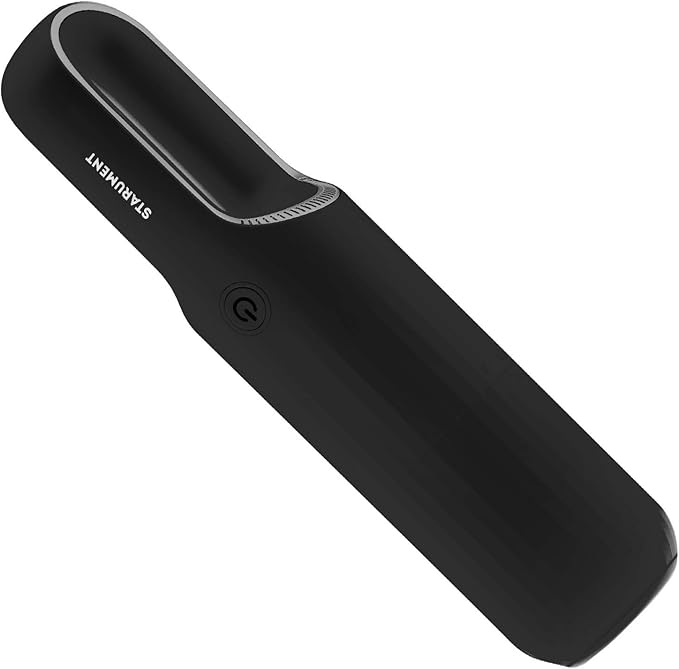 STARUMENT Portable Hand Vacuum Cleaner Handheld Cordless Cleaner for Dust Pet Hair Dirt Home Car Interior Lightweight Easy to Use Compact Design Battery Rechargeable with USB-C Cable - Black