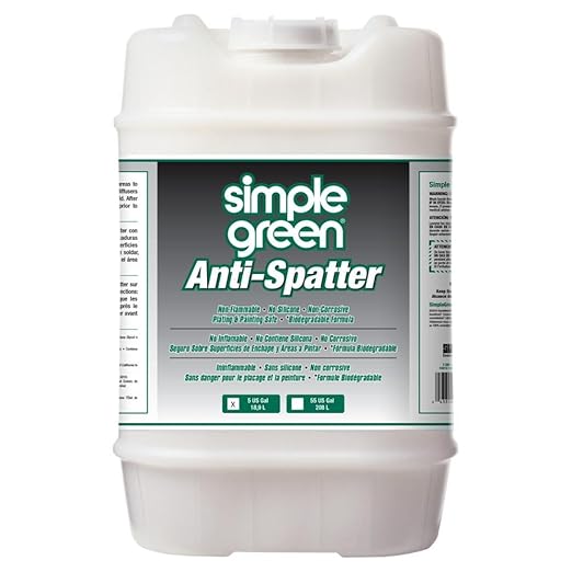 Simple Green 1410000113457 Anti-Spatter Solvent-Free Spatter Release Solution in one 5 gal Pail