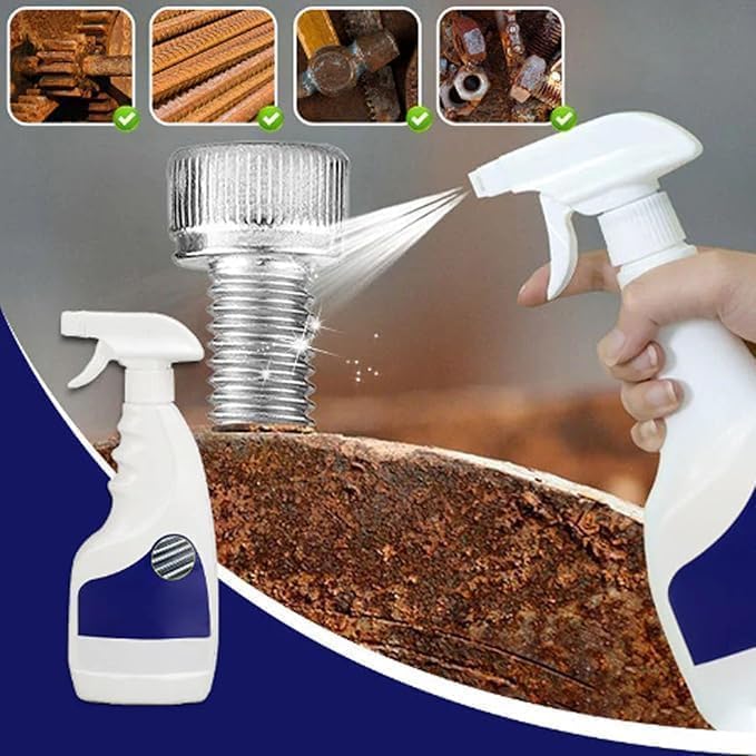 Heavy-Duty Metal Rust Remover The Magician in the Toolbox Rust Remover for Metal Rust Remover Spray for Metal Car Cast Iron and Steel