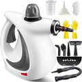 2025 Upgrade Saker Steam Cleaner Handheld High Pressure Steamer for Home Cleaning FurnitureCarpet Car Interior Kitchen Tile Multiple Nozzles (1Set+1 Fiber Cloth1set)