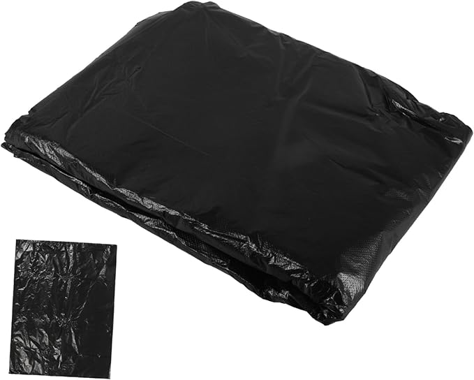 25pcs Thickened Garbage Bags Hdpe Tear Resistant Trash Bags for Kitchen Bathroom Home Use Large Capacity Waste Liners