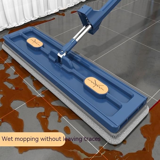 Microfiber Flat Mop for Floor Cleaning Reusable Wet &amp Dry Floor Mop with Adjustable Handle Dust Mop for Hardwood Tile &amp Vinyl Floors (4)