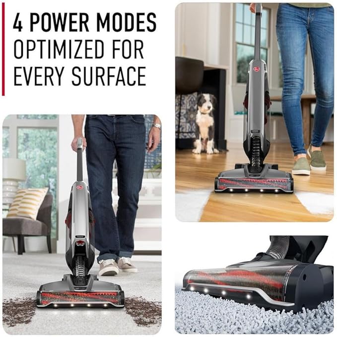 Hoover ONEPWR Evolve Pet Elite Cordless Vacuum Cleaner Lightweight Stick Vac Small Upright Vacuum Cleaner Ideal for Pet Hair XL Dirt Cup Capacity Cordless Vacuum Cleaners for Home Use