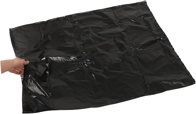25pcs Thickened Garbage Bags Hdpe Tear Resistant Trash Bags for Kitchen Bathroom Home Use Large Capacity Waste Liners