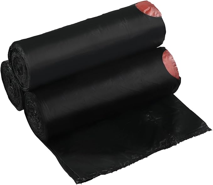 Begale 7 Gallon Drawstring Trash Bags Black 110 Counts