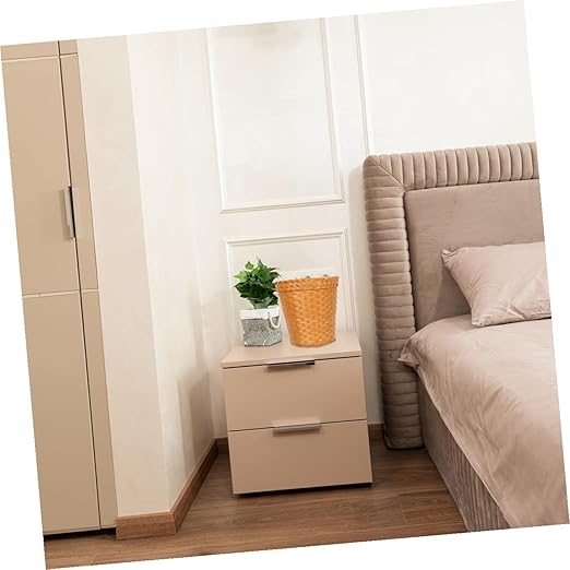 DECHOUS Grass Woven Storage Basket Stylish Non-Covered Wastebasket for Home and Office Multi-Purpose Organizer Paper Container for Living Room and Bedroom