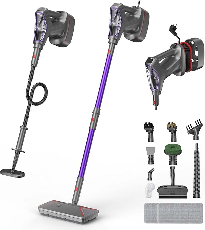 Steam Mop for Floor Cleaning All in One Steam Cleaner for Home Hardwood Tile Grout
