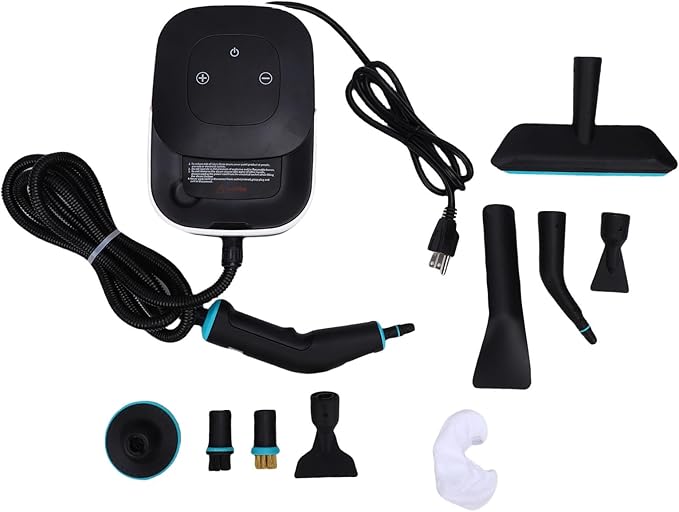 Pssopp Handheld Steam Cleaner 6 Gear Adjustable High Temperature Steamer Cleaning Machine for Cleaning Tile Car Kitchen Bathroom (US Plug 110V)