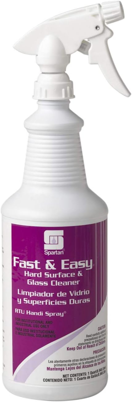 Spartan Fast &amp Easy Ready-to-Use Handi Spray All Purpose Cleaner 32oz Bottle Case of 12