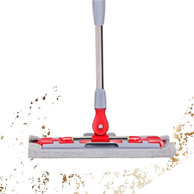 Microfiber Mops for Floor Cleaning | 360 Degree Rotating Flat Head Mop | Telescopic Handle Quick Cleaning Scrubber with 7 Pads for Commercial Home Daily Maintenance Kitchen Apartment Tile Large Open A