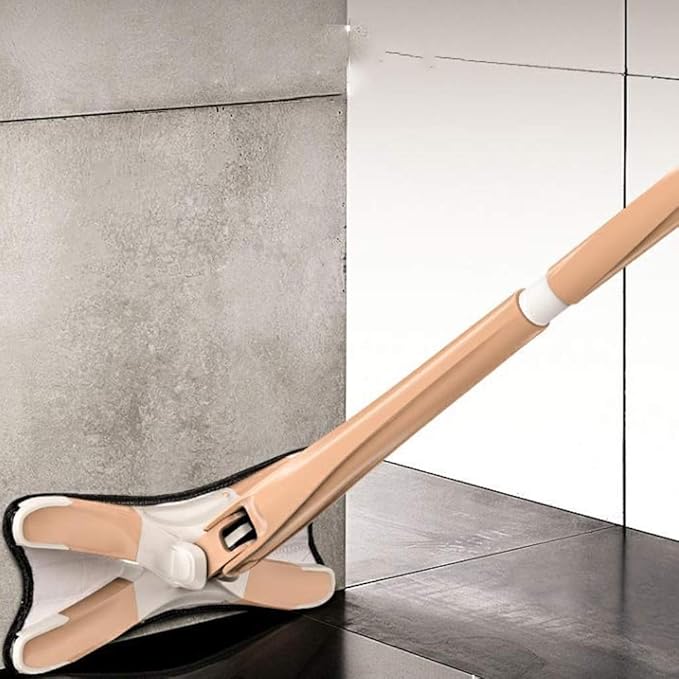 Mop Dragging Board Automatic Rebound Free Hand Lazy Mop for Home Store Cleaner Flat Mop