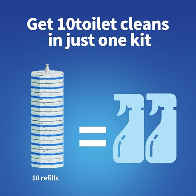 60pc Refills Disposable Toilet mats Brush Cleaning System Toilet Cleaning Brush 60 Replacement Brush Heads No Handle or BaseToliet Wand RefillsToilet Bowl Clean Refill PadsToilet Scrubber Refill