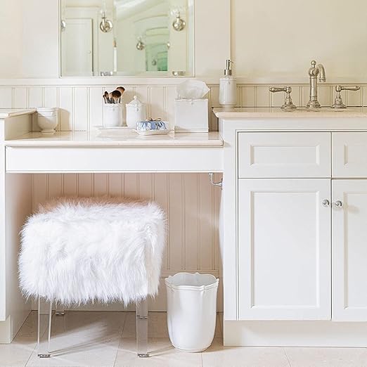 Juliska Berry &amp Thread Wastebasket - Whitewash