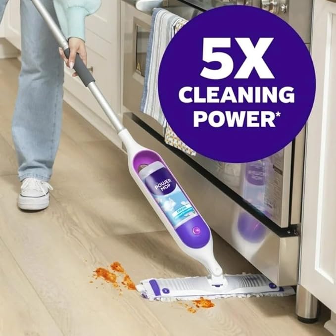 Electric mop Floor Cleaner Suitable for Tile Vinyl Laminate and Wood Floors Floor Cleaning kit.