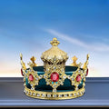 Crown-Shaped Car Air Freshener: Elegant Design Long-Lasting Scent Easy to Use (Blue)