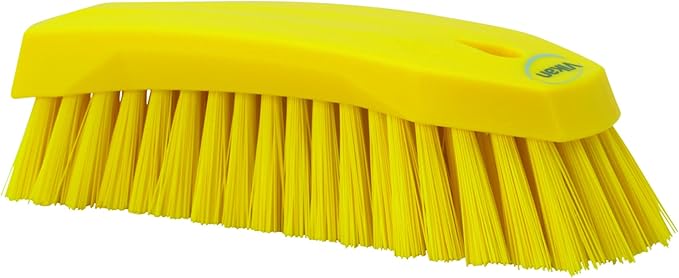 Vikan 38906 BrushScrubStiff8PP/PBTYellow