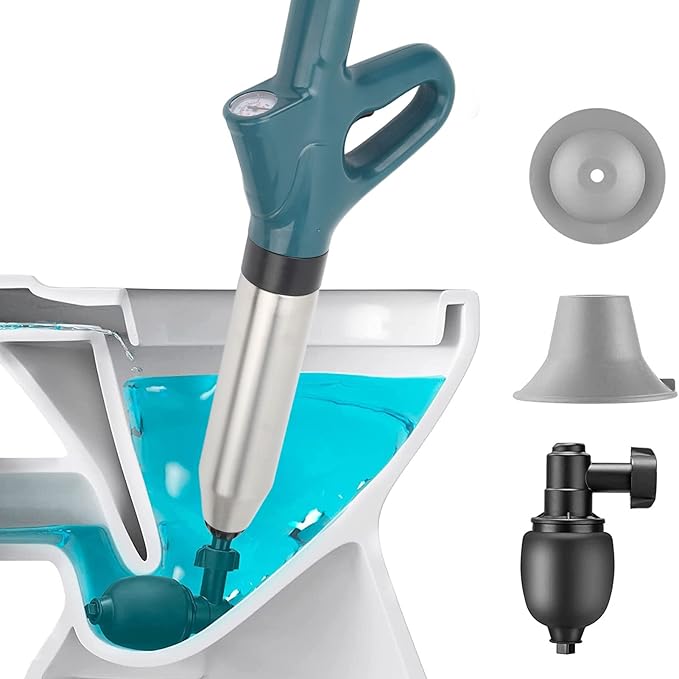 Drain Blaster Air Plunger High Pressure Powerful Drain Blaster for Toilet and Kitchen