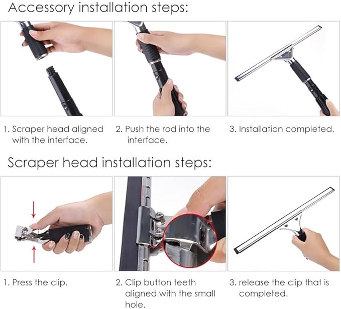 Foldable Extension Pole Clean Window 55 94 177 374 492 Inches Indoor Outdoor High Window Glass Cleaner Tool for Cleaning Solar Panels &amp Ceiling Second Floor Windows wasA1 Count (Pack of 1)
