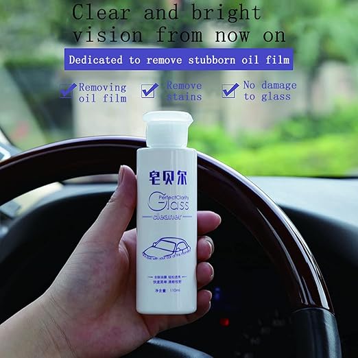 SAUBERES Perfect Clarity Glass Cleaner - Cleansing Agent for Car Coating Film Insect Stains Immediate Effect 110mL