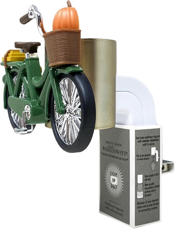White Barn FALL BIKE NIGHTLIGHT Wallflowers Fragrance Plug