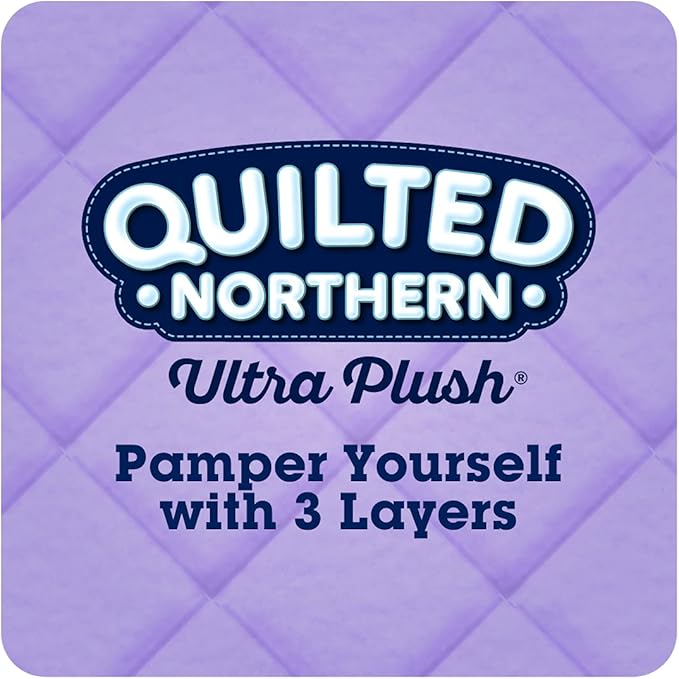 Quilted Northern Ultra Plush Toilet Paper 24 Supreme Rolls = 105 Regular Rolls 3-ply Bath Tissue