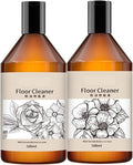 500ml Concentrated Floor Cleaning Solution Quick-Drying Formula for Tile &amp Hardwood Floors Spot-Free Mopping Liquid Compatible with Robot Mops and Spray(2pcs)