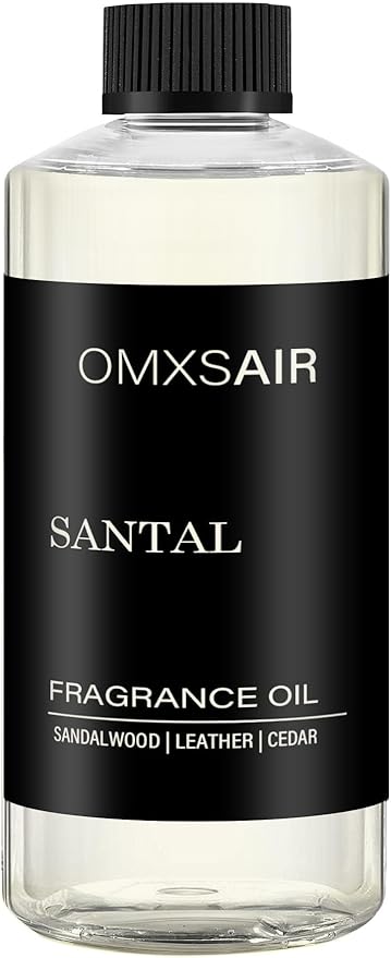 Hotel Scnet Diffuser Oil Santal 16.9Fl Oz(500ml) Value Size - Air Freshener Hotel&ampCarHome- Luxury Essential Oils for Diffuser Refill - Bigger Bottle Longer Lasting Stronger Scent