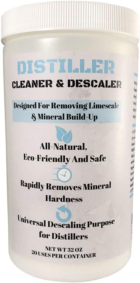 Distiller Cleaner &amp Descaler (2 LBS) Citric Acid - Universal Application for Waterwise Natural &amp Safe – Deeply Penetrates LimeScale &amp Water Mineral Build-up Compare to KleenWise
