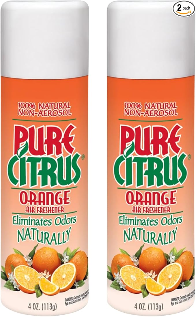 Pure Citrus Air Fresher 4.0oz (2 Packs) - Pure Citrus Spray Orange