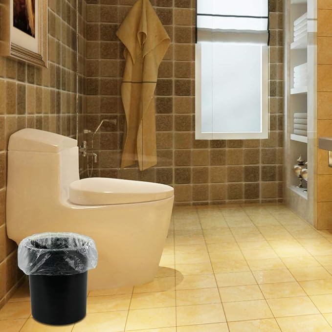 Pekky 1.5 Gallon Clear Trash Bags Small Garbage Bag 300 Counts
