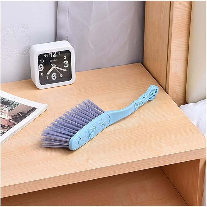 Dust Brushes Soft Cleaning Brush Hand Broom Dust Pan and Brush Set Hotel Family Clothes Dust Hair Sofa Bed Sheets Bedspread Carpet Cleaning Cleaning Brush(Purple)