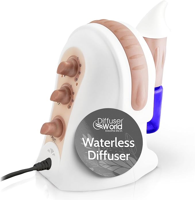 1000 Sq Ft Waterless Diffuser for Essential Oils Made in USA Bronze Waterless Aroma Atomizer for Large Room Fragrance Air Diffuser for Home Scent Machine Air Aromatherapy Oil Diffusers