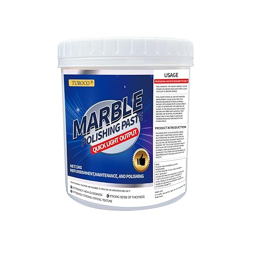 Marble Polishing Paste Polishing Compound – Quartz Cleaner Countertop Granite Cleaner &amp Marble Sealer and Protector–Multi-Surface Stone Care– Streak-Free Formula(2.2LB)