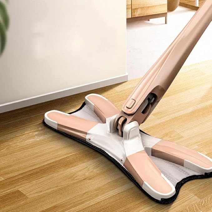 Mop Dragging Board Automatic Rebound Free Hand Lazy Mop for Home Store Cleaner Flat Mop