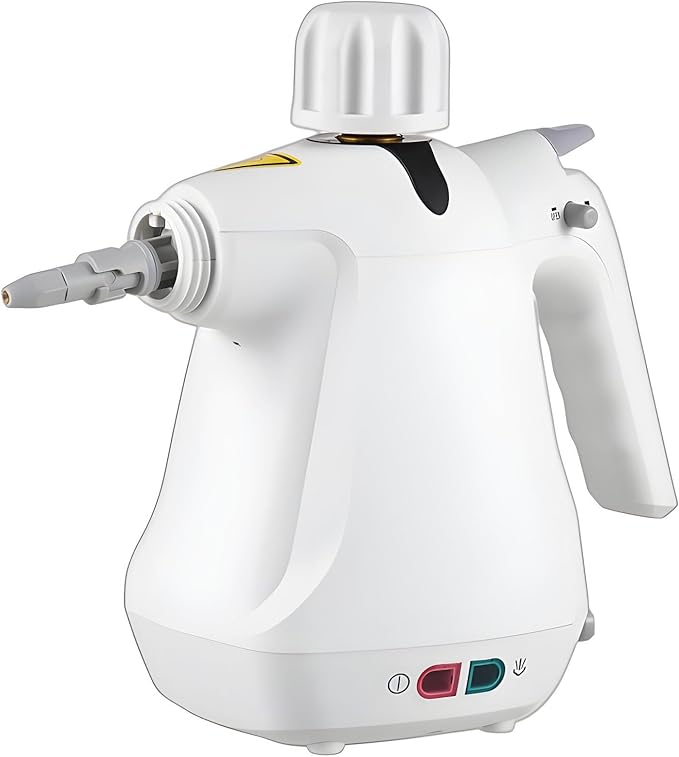Steam Cleaner Handheld Portable Pressurized Steamer for Cleaning Multi-purpose Steamer with Several Accessories Deep Cleaning Steam Cleaner for Home Upholstery Grime Car Grout and Floor