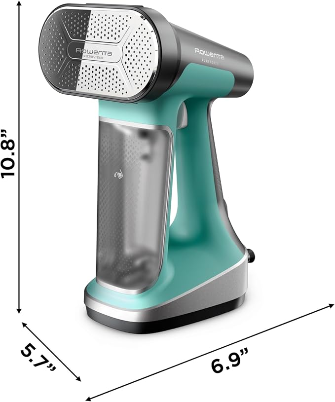 Rowenta Handheld Steamer for Clothes Pure Force 2in1 Steamer &amp Iron 1875W Vertical/Horizonal Steaming &amp Ironing Lightweight Auto-off XL power 1875 Watts DR8822